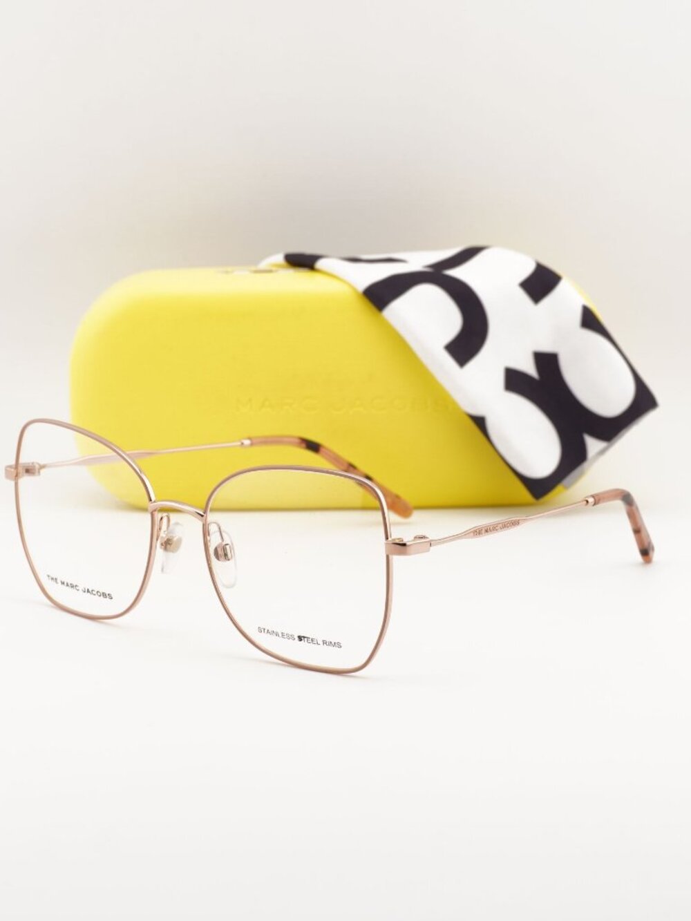 Marc Jacobs MARC 621 0BKU 00 Cat Eye Eyeglasses - Gold/Nude